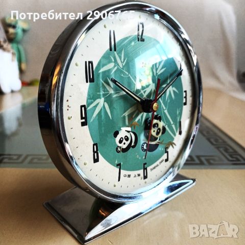 Часовник будилник анимиран Китайски работещ, снимка 10 - Антикварни и старинни предмети - 45623945