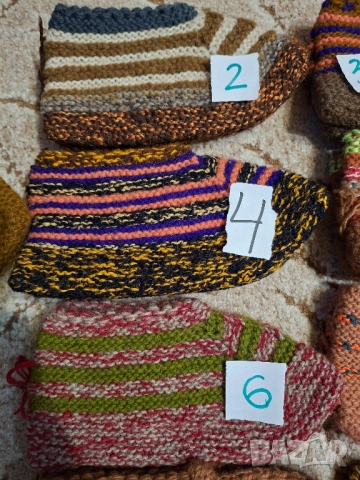 Нови вълнени терлици, снимка 6 - Мъжки чорапи - 47725956