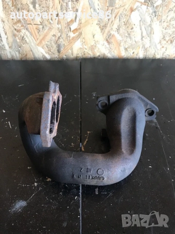 Изпускателен колектор с турбокомпресор Garrett за Peugeot 406 2.1 Td (1998) 9628607080, снимка 2 - Части - 53523005