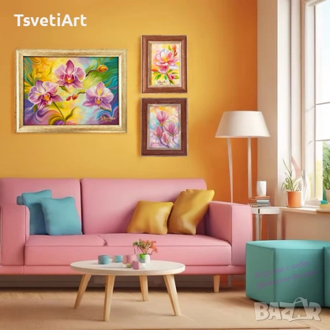 Оригинална картина – магнолии – акварел – идея за подарък, снимка 8 - Картини - 53877627