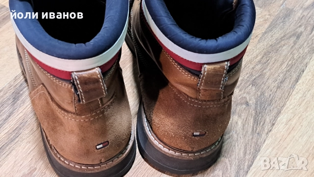 TOMMY HILFIGER-кожени зимни обувки 40 номер, снимка 12 - Ежедневни обувки - 52295285
