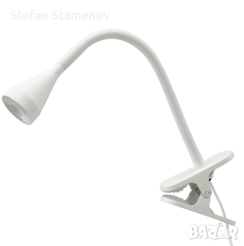 Ikea NÄVLINGE бяла LED спот лампа с щипка, снимка 2 - Лед осветление - 52860601
