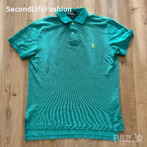 Polo Ralph Lauren мъжка поло тениска размер S синьо зелена 