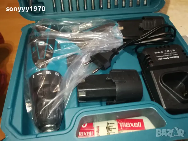 ВИНТОВЕРТ С 2 БАТЕРИИ ЗАРЯДНО И ИНСТРУМЕНТИ 2703251715, снимка 4 - Винтоверти - 49665154