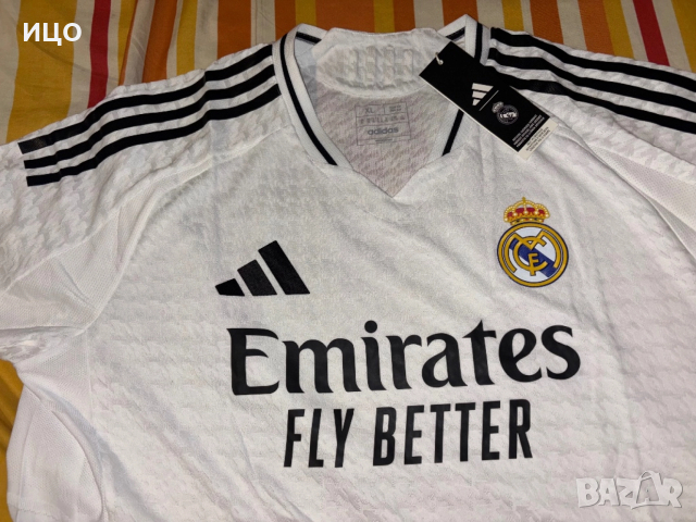 Нова футболна фланелка adidas REAL H JSY AU 2024/25, снимка 2 - Футбол - 52485872