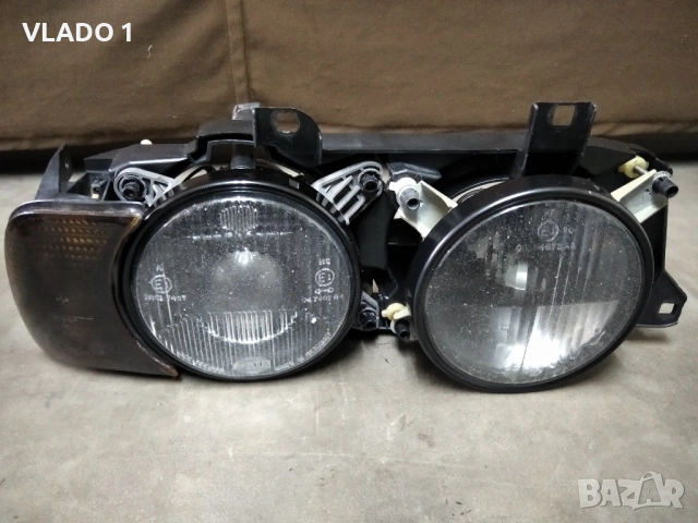 Фарове бмв бош хела Черна Опушена BMW E32 E34 BOSCH HELLA Black Smoked , снимка 5 - Части - 53257751