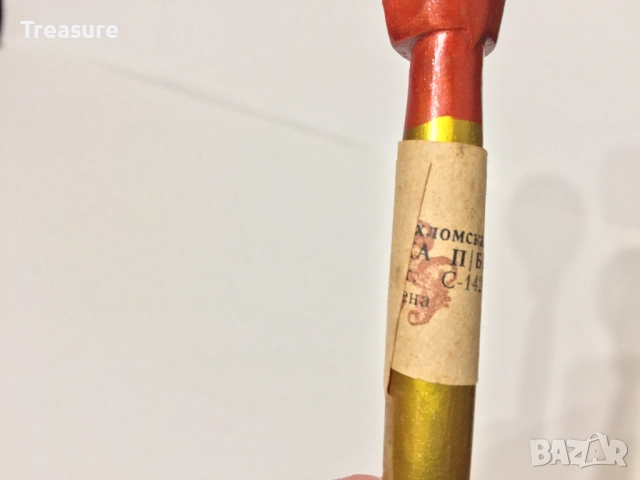 Дървена лъжица Хохлома 19 см., снимка 4 - Антикварни и старинни предмети - 40953413