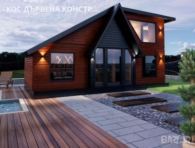 СГЛОБЕНА ДЪРВЕНА КОНСТРУКЦИЯ дървени къщи и вили, снимка 5 - Монтажи - 54284561