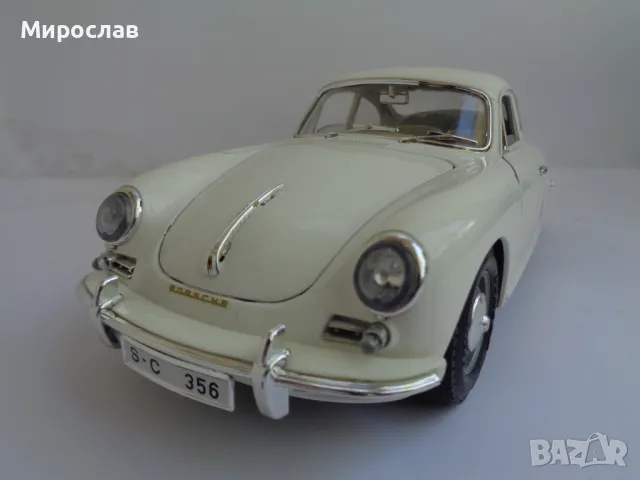 1:18 BBURAGO PORSCHE 356 ИГРАЧКА КОЛИЧКА МОДЕЛ, снимка 2 - Колекции - 47312402