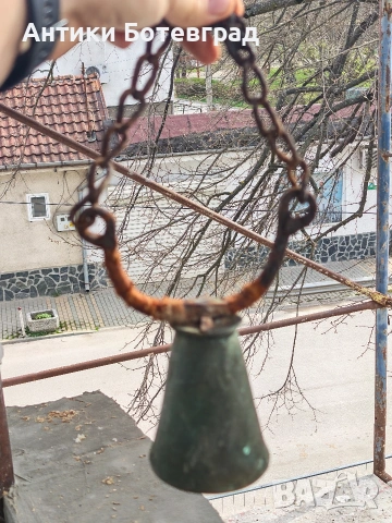 Стар автентичен чан звънец , снимка 5 - Антикварни и старинни предмети - 54128049