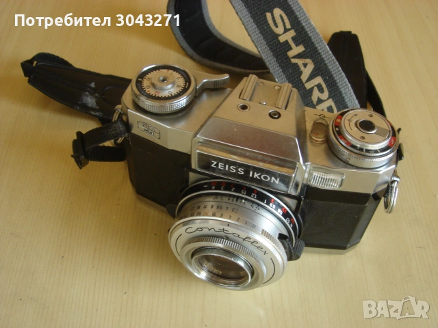 ФОТОАПАРАТ ZEISS IKON - CONTAFLEX SYNCHRO-COMPUR-X , снимка 4 - Фотоапарати - 53753055