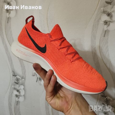 маратонки Nike Zoom Fly Flyknit Bright Crimson  номер 41,5 -42, снимка 6 - Маратонки - 45344637