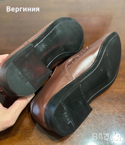 Мъжки офицерски обувки 42 номер, снимка 7 - Ежедневни обувки - 52212578