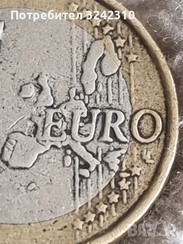 Монета от 1 евро, Германия, 2004 г, снимка 3 - Нумизматика и бонистика - 54176161