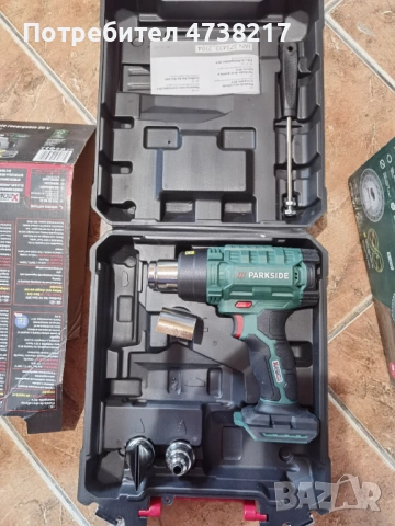 Пистолет за горещ въздух парксайд 20v, снимка 2 - Други инструменти - 53484411