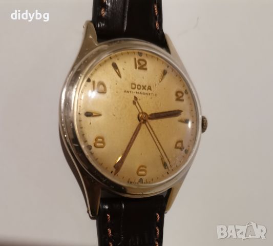 Часовник Doxa Anti-Magnetic ETA 1147 17 Jewels, снимка 2 - Мъжки - 45248441