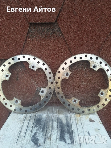 Дискове за Хонда Трансалп и нови накладки, снимка 3 - Мотоциклети и мототехника - 53883656