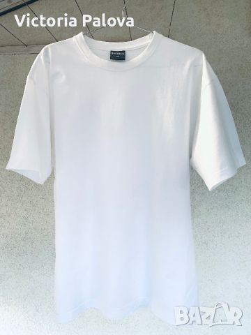 Качествена бяла тениска TACOMA унисекс, снимка 1 - Тениски - 45262793