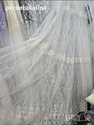 Пердета тюл с бродерия , снимка 5 - Пердета и завеси - 29444709