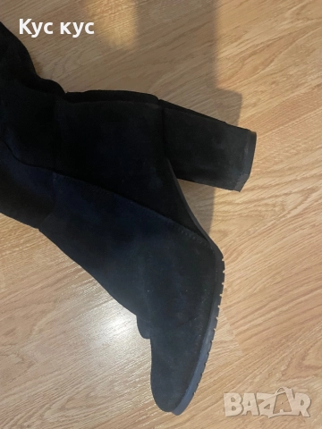 Топли ботуши от естествен велур, снимка 6 - Дамски ботуши - 52584413