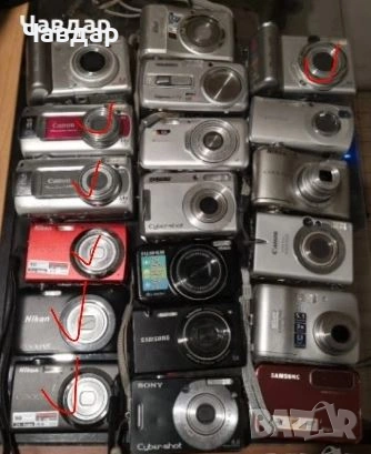 Лот фотоапарати за части или ремонт