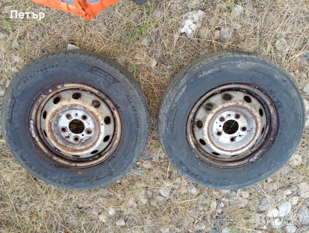 2 броя железни джанти 16ски Фиат дукато Пежо боксер ситроен джъмпер 1996-2020г