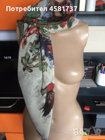 Копринен шал Codello, снимка 7 - Шалове - 51879122