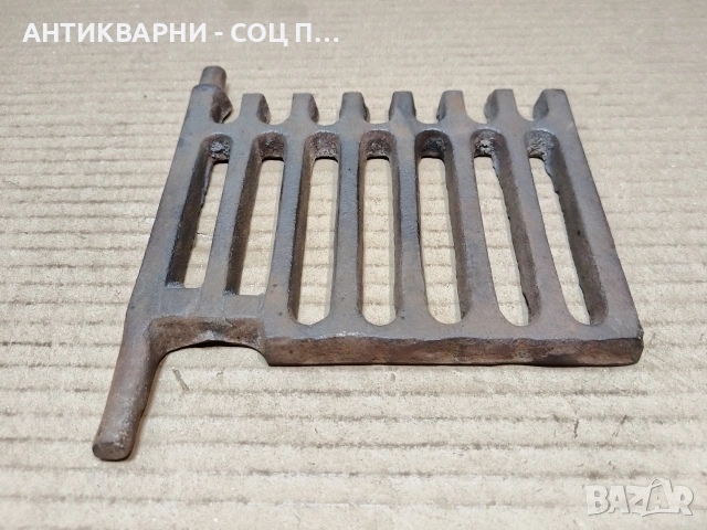 Стара Чугунена Скара За Стара Печка. / НОМЕР 1771., снимка 3 - Антикварни и старинни предмети - 54001912