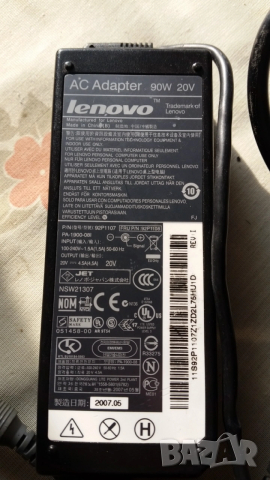 Зарядно за лаптоп Lenovo PA-1900-08I - 90W - 20V - 4.5A, снимка 4 - Лаптоп аксесоари - 51182648
