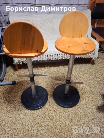 Продавам два броя бар столчета, снимка 2 - Столове - 52336245