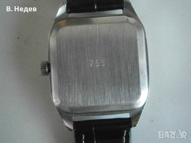 RАКЕТА - Cartier, кал. 2614.H, made in USSR, каса 32,5х32,5mm, снимка 6 - Мъжки - 32062404