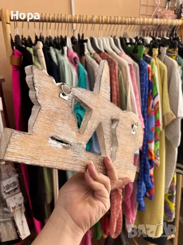 Закачалка за стена от дърво с морски декор , снимка 3 - Декорация за дома - 50178750