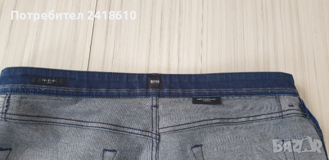 Hugo Boss Candiani Denim Finest Italian Fabric Stretch Mens Size 36/32 ОРИГИНАЛ! Мъжки Дънки!, снимка 10 - Дънки - 44938939