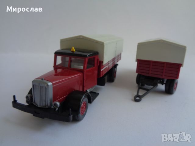 WIKING H0 1/87 HANOMAG КАМИОН МОДЕЛ ИГРАЧКА КОЛИЧКА, снимка 3 - Колекции - 46412498