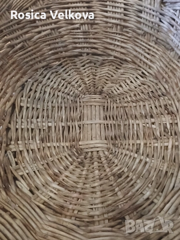 Голяма ръчно плетена кошница , снимка 6 - Декорация за дома - 53868830