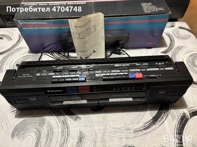 Радиокасетофон International AK-25 !Чисто нов!, снимка 4 - Радиокасетофони, транзистори - 53433939
