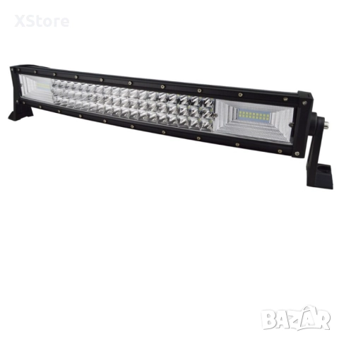 Мощен LED фар за автомобил подходящ за офроуд приключения LED BAR7 (324W, 53CM), снимка 2 - Лед осветление - 52283851