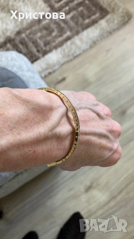 Златна гривна Bvlgari 14k.,7,26 грама, снимка 7 - Гривни - 53767503