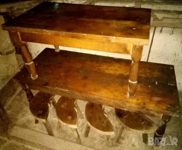 Ретро Рустик стил маси , снимка 6 - Антикварни и старинни предмети - 53037543
