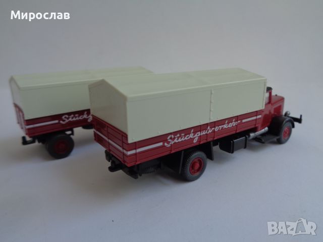 WIKING H0 1/87 HANOMAG КАМИОН МОДЕЛ ИГРАЧКА КОЛИЧКА, снимка 7 - Колекции - 46412498