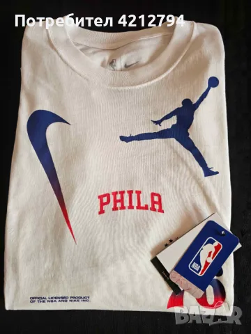 Оригинална тениска Nike- NBA , Philadelphia 76ers, снимка 5 - Тениски - 47019865