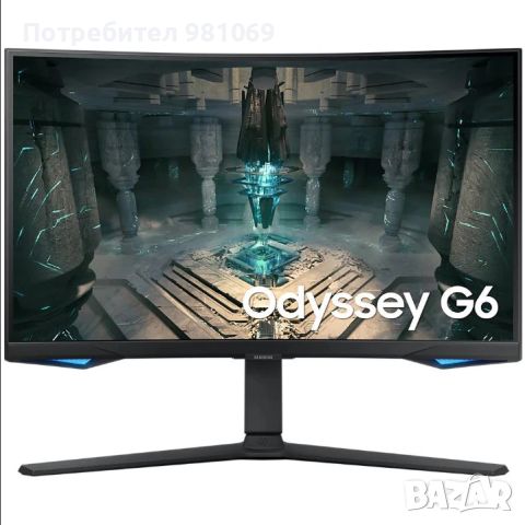 32" Нов гейминг монитор Samsung Odyssey G6 32BG650 (QHD 240Hz), снимка 1 - Монитори - 45529021