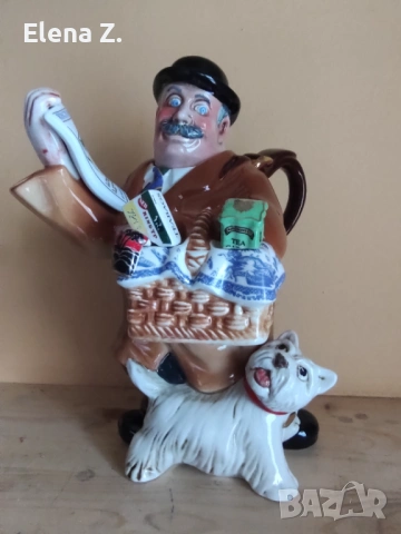 Морис - разносвачът на чай на Ringtons винтидж чайник, снимка 6 - Колекции - 53244569