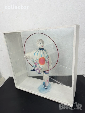 Артистична кукла-клоун / скулптура. №7798, снимка 8 - Антикварни и старинни предмети - 53010492