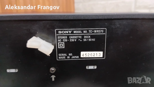 SONY TC - WR 570, снимка 7 - Декове - 54083302