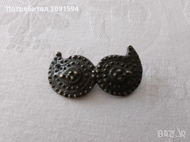  Стара Брошка пафти, бронзов накит, снимка 9 - Антикварни и старинни предмети - 46448505
