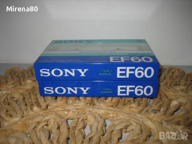 SONY EF60 -  аудио касети 2 бр. - НОВИ !, снимка 2 - Други - 48910660