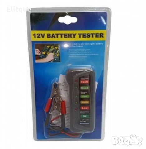 Тестер за автомобилен акумулатор 12V, снимка 4 - Друга електроника - 52606988