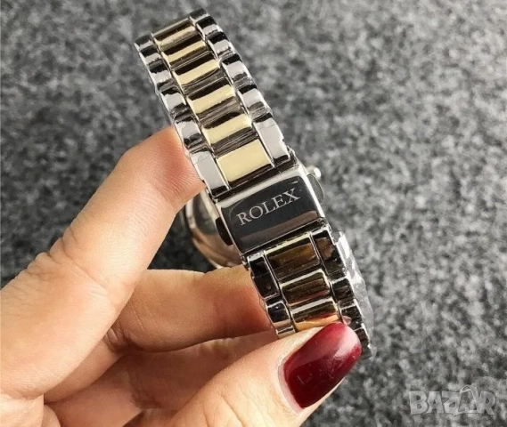 Луксозен дамски ръчен часовник Rolex datejust, стилен Ролекс, снимка 3 - Дамски - 52221443