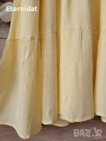 Лятна жълта рокля YAS, снимка 6 - Рокли - 51291217